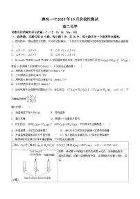 山东省潍坊市第一中学2023-2024学年高二上学期10月月考化学试题