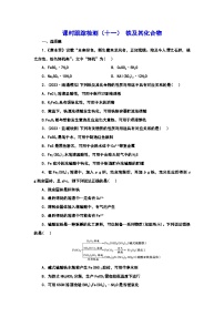 2024届高考化学一轮复习 课时跟踪检测（十一） 铁及其化合物（含答案）