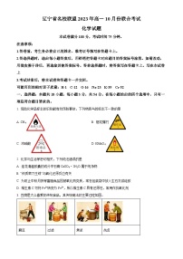 2024辽宁省名校联盟高一上学期10月联合考试化学试题含答案