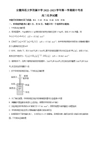 【期中真题】安徽省芜湖市安徽师范大学附属中学2022-2023学年高二上学期期中考查化学试题.zip