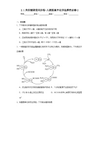 高中化学人教版 (2019)选择性必修2第二章 分子结构与性质第一节 共价键课后复习题