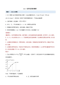 人教版 (2019)选择性必修1第四节 化学反应的调控精品课时训练