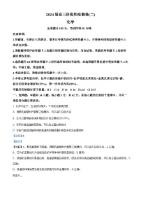 陕西省宝鸡教育联盟2024届高三上学期阶段性检测(二)化学试题（解析版）