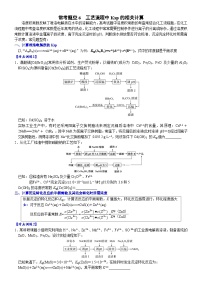 2023届高三化学二轮复习  06  常考题空6  工艺流程中Ksp的相关计算