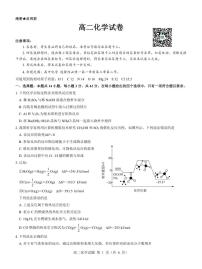 2024湖北省名校教研联盟高二上学期期中考试化学试卷PDF版含答案答题卡