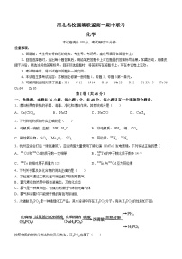 河北省名校强基联盟2023-2024学年高一上学期11月期中联考化学试题