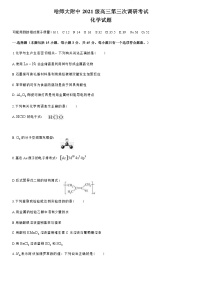 黑龙江省哈尔滨师范大学附属中学2023-2024学年高三上学期11月期中化学试题