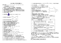 2024石河子一中高三上学期11月月考试题化学含答案