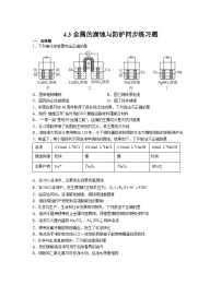 化学选择性必修1第三节 金属的腐蚀与防护课时训练