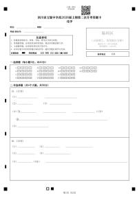 2024达州万源中学高一上学期第二次月考试题化学含答案