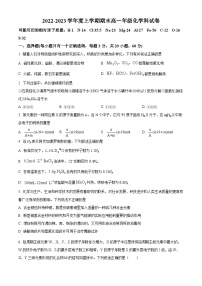 辽宁省东北育才学校2022-2023学年高一上学期期末考试化学试题（含答案解析）