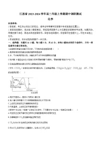 江西省部分学校2023-2024学年高二上学期11月期中化学试题