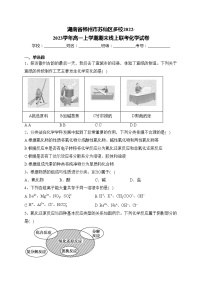 湖南省郴州市苏仙区多校2022-2023学年高一上学期期末线上联考化学试卷(含答案)