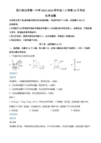 四川省自贡市第一中学校2023-2024学年高二上学期10月月考化学试题（解析版）