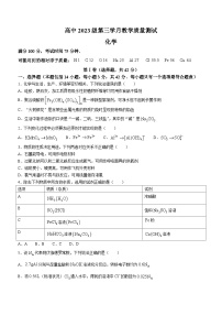 四川省绵阳市东辰中学2023-2024学年高一上学期12月月考化学试题（Word版附答案）