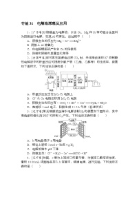 高考化学《微专题 小练习》统考版 专练 31