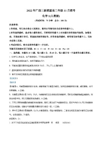 广西南宁市藤县中学等2校2022-2023学年高二上学期11月月考化学试题（解析版）