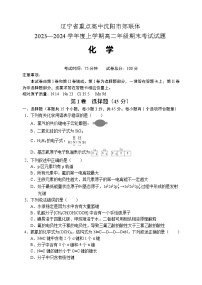 辽宁省重点高中沈阳市郊联体2023-2024学年高二上学期期末考试化学试题（含答案）