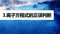 专题一化学用语与基本概念 选择题专攻3.离子方程式的正误判断课件-2024年高考化学二轮复习