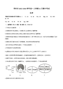 河南省南阳市邓州市2023-2024学年高一上学期11月期中考试化学试题含答案