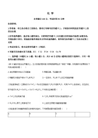 河南省新高中创新联盟TOP二十名校计划2023-2024学年高三上学期11月调研考试化学试题Word版含答案