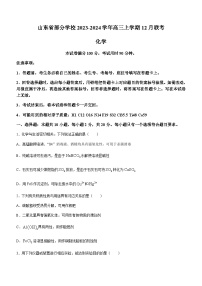 山东省部分学校2023-2024学年高三上学期12月联考化学试卷含答案