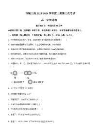 河南省周口市项城市第三高级中学2023-2024学年高三上学期第三次段考化学试题含答案