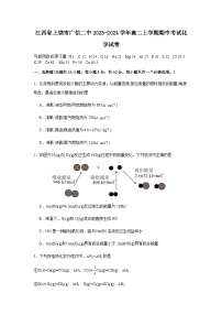 江西省上饶市广信二中2023-2024学年高二上学期期中考试化学试卷含答案