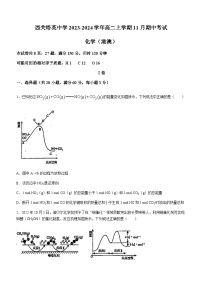 广东省广州市西关培英中学2023-2024学年高二上学期11月期中考试化学试题含答案