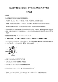 江苏省连云港市赣榆区2023-2024学年高二上学期11月期中考试化学试题含答案