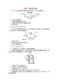 新教材2024高考化学二轮专题复习考前抢分专练5新型化学电源