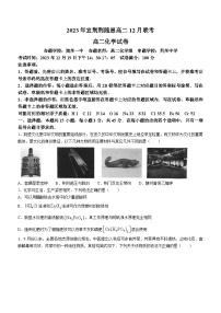 湖北省宜荆荆随恩2023-2024学年高二上学期12月联考化学试题（Word版附解析）