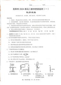 2024届湖南省岳阳市高三教学质量监测考试一模化学试题