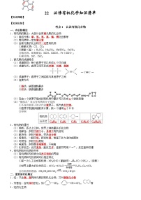 高三化学复习知识清单（通用版） 知识清单22  必修有机化学