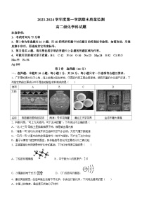 广东省汕头市澄海区2023-2024学年高二上学期期末质量监测化学试题