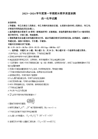 山东省聊城市2023-2024学年高一上学期期末教学质量抽测化学试题