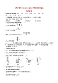 江苏省泰州2023_2024高三化学上学期期初调研考试试题
