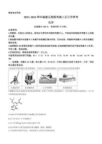 福建百校联考2024届高三正月联考化学试题+答案