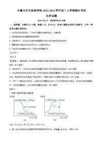 26，新疆 乌鲁木齐市实验学校2023-2024学年高二上学期1月期末化学试题