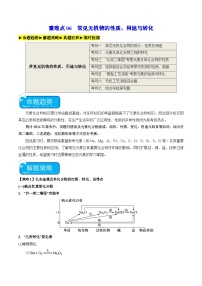 重难点06 常见无机物的性质、用途与转化-2024年高考化学【热点·重点·难点】专练（新高考专用）