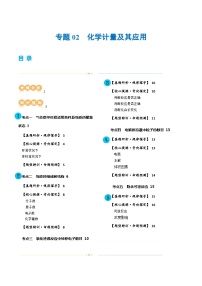 专题02  化学计量及其应用（讲义）-2024年高考化学二轮复习讲与练（新教材新高考）