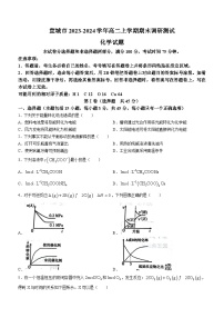 安徽省宣城市2023-2024学年高二上学期期末调研测试化学试题（含答案）