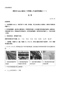 贵州省贵阳市2024届高三下学期2月适应性测试（一）化学试题（含答案）