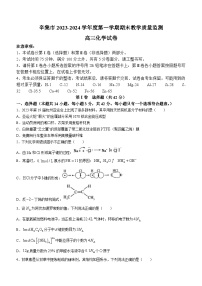 河北省石家庄市辛集市2023-2024学年高三上学期2月期末考试化学试题