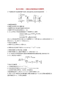 适用于新高考新教材广西专版2024届高考化学一轮总复习热点专项练3含氯化合物的制备及性质探究