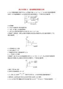 适用于新高考新教材广西专版2024届高考化学一轮总复习热点专项练13弱电解质的图像及分析