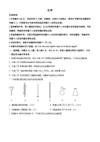 安徽省师范大学附属中学2024届高三上学期1月月考化学试卷（Word版附解析）