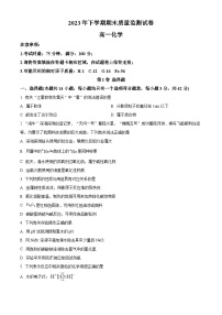 湖南省浏阳市2023-2024学年高一上学期期末化学试题（Word版附解析）