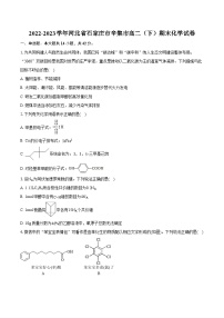 2022-2023学年河北省石家庄市辛集市高二（下）期末化学试卷（含详细答案解析）