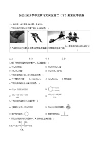 2022-2023学年北京市大兴区高二（下）期末化学试卷（含详细答案解析）